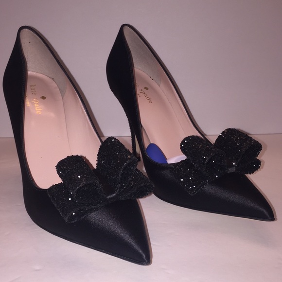 kate spade Shoes - Kate Spade Latrice Pump with Glitter Bow & Heels